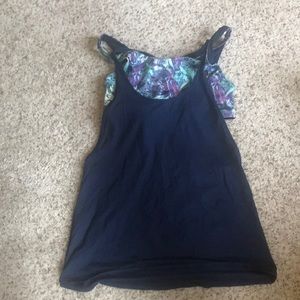 Lululemon tank with built in bra